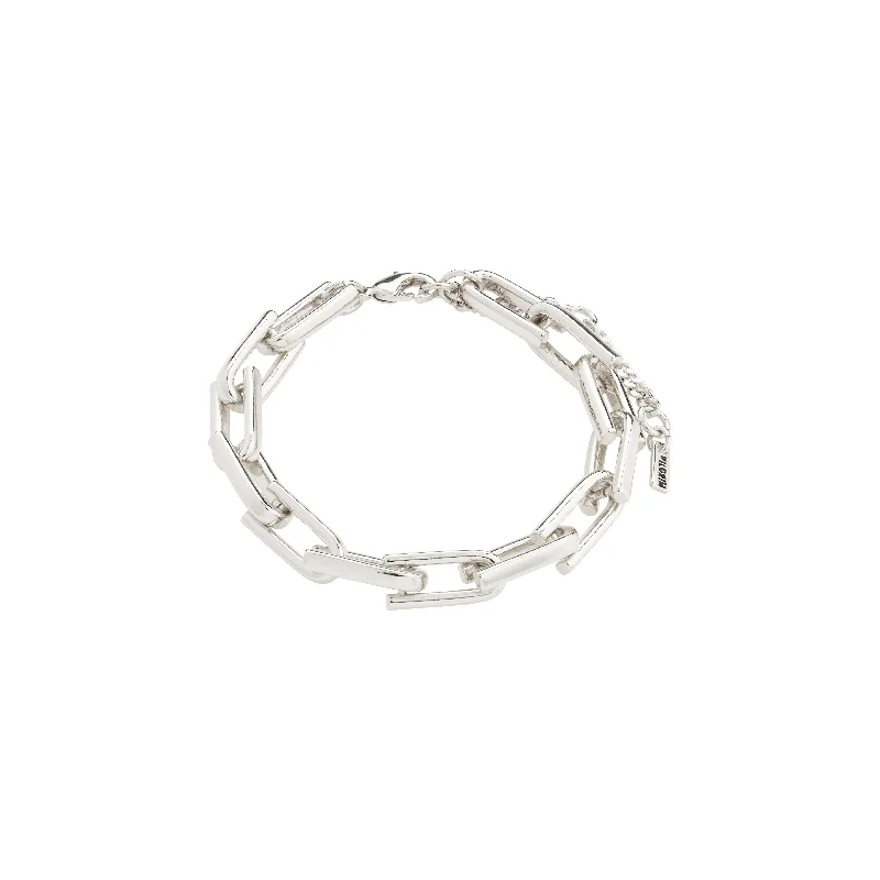 luxury bracelets for women-STAY bracelet silver-plated