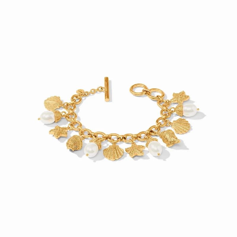 elegant bangles for parties-Sanibel Charm Bracelet