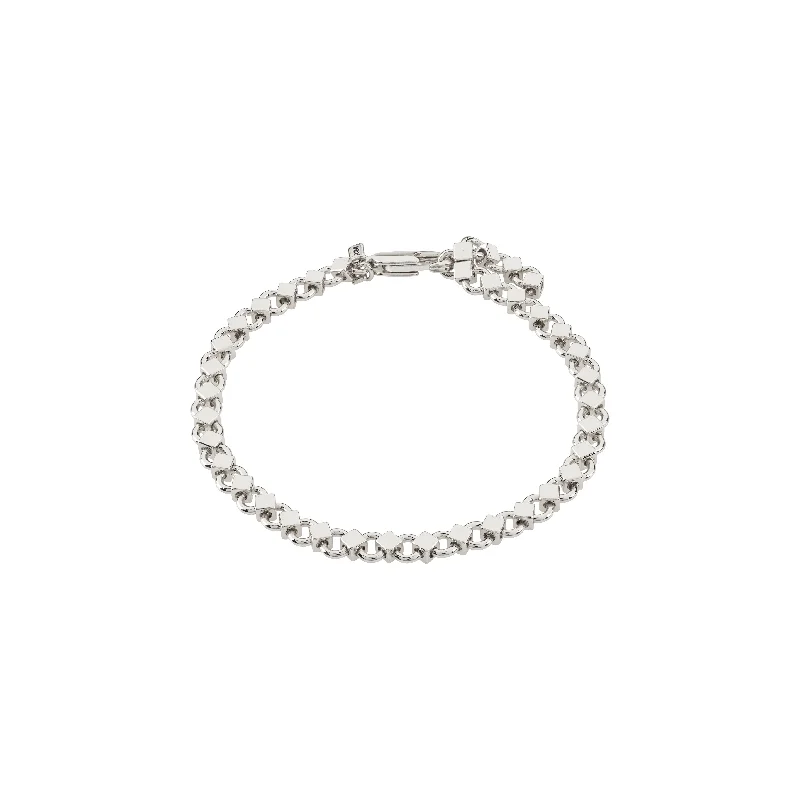 diamond charm bracelets for women-DESIREE bracelet silver-plated