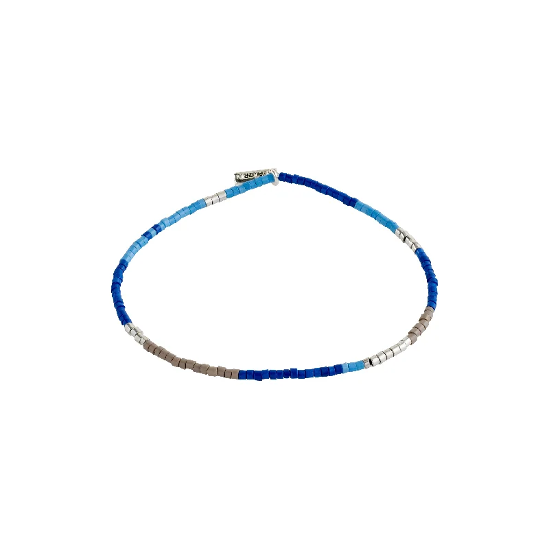 multicolor bangles for women-ALISON bracelet blue, silver-plated