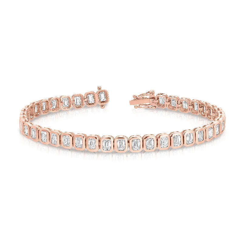 diamond charm bracelets for women-Mini NS Nova Tennis Bracelet