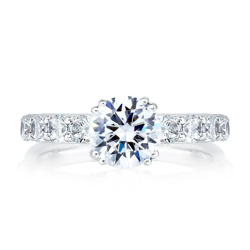 unique diamond engagement rings for women-A.Jaffe Engagement Rings Timeless Classic Shared Prong Engagement Ring MES078/20