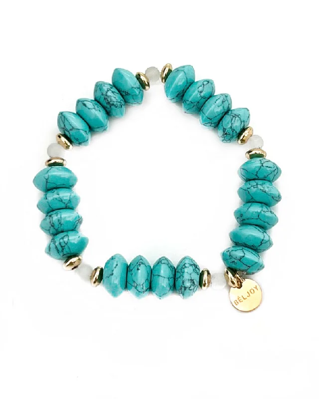 diamond bracelets for women-Becca Turquoise Bracelet