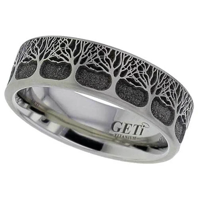 bridal rings for women-Titanium  Ring - 2226-TR1