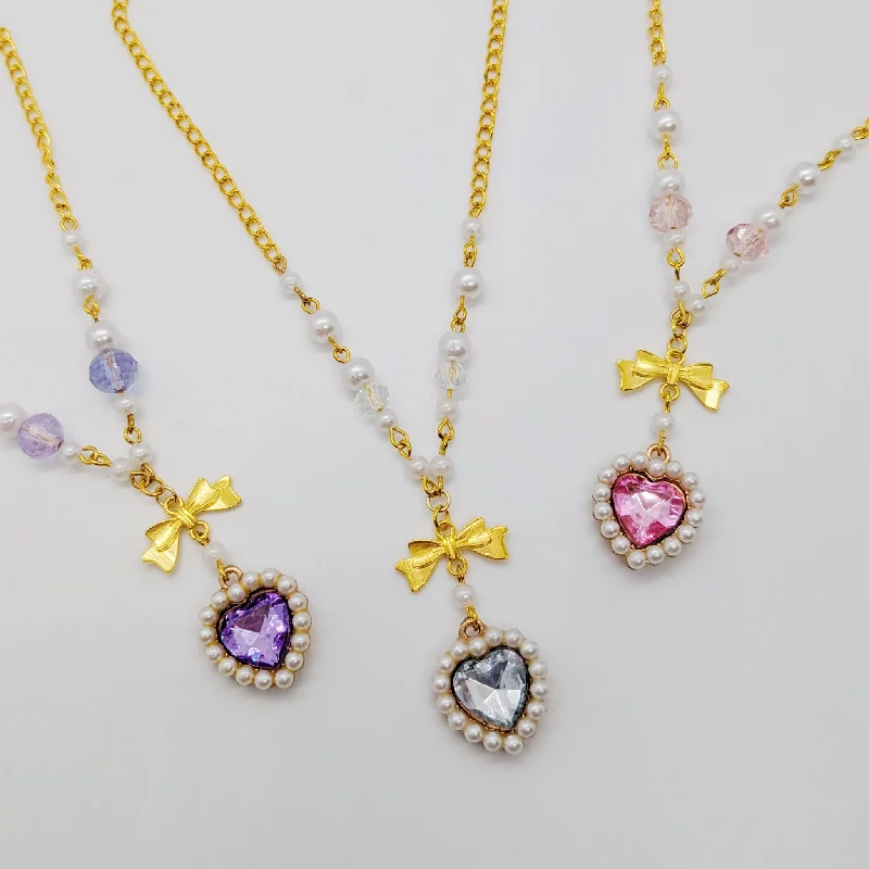 high-quality necklaces for women-Hime Heart Choker